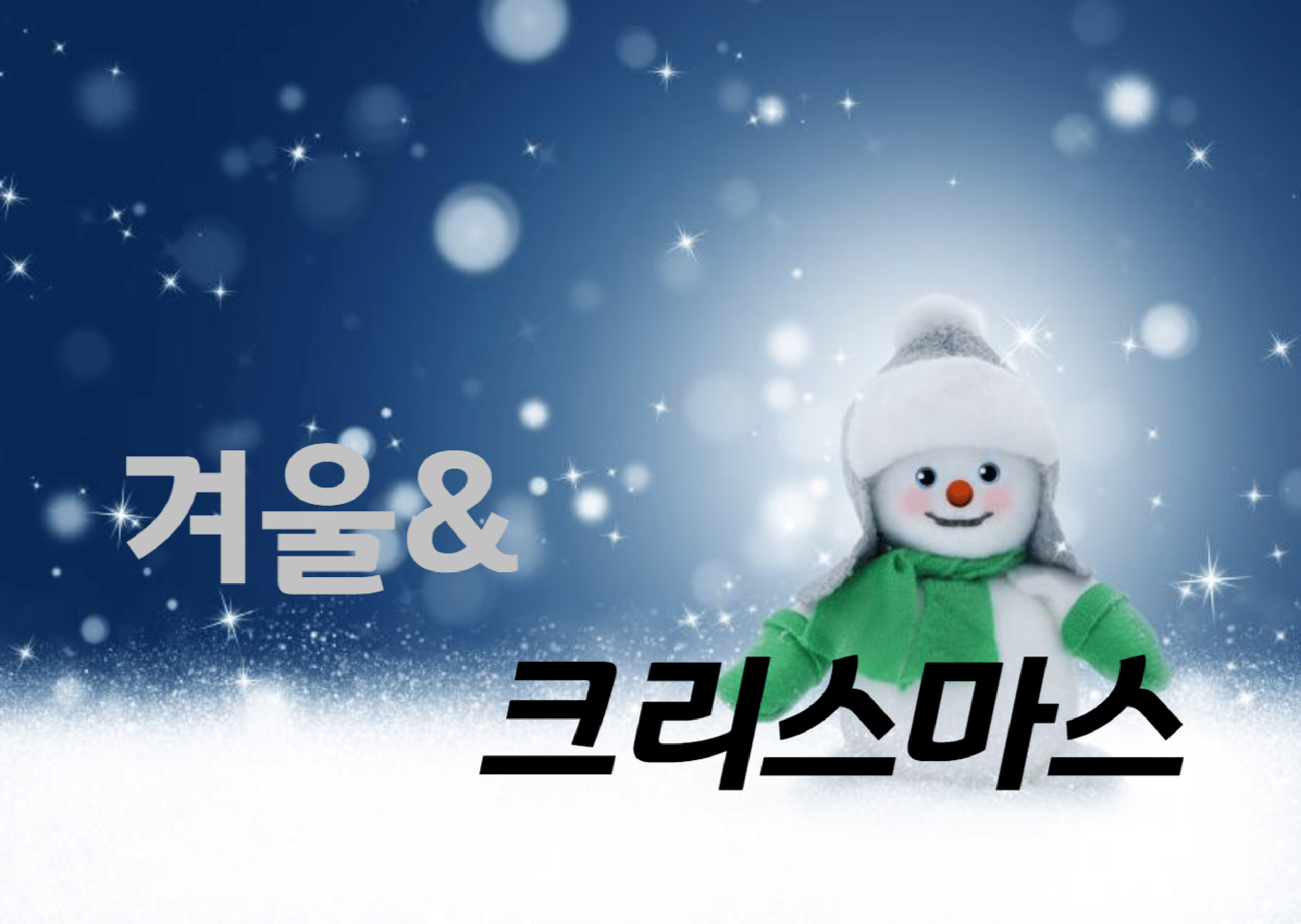 [월간 책읽기] 2022-12 겨울& 크리스마스/ 겨울아 안녕? 